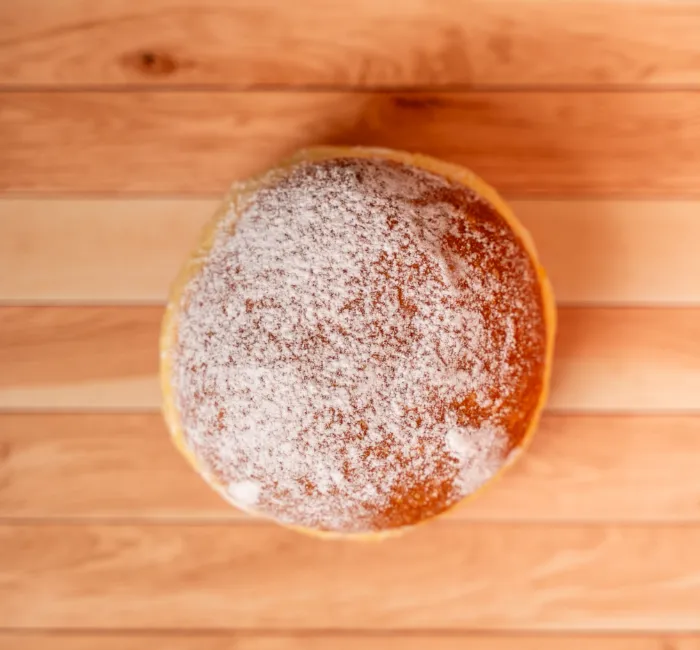 Szalagos lekváros fánk